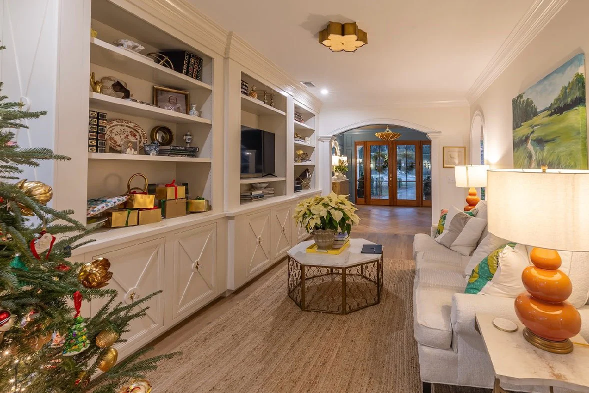 Commercial interior house painting — modern living room refresh in the Lowcountry