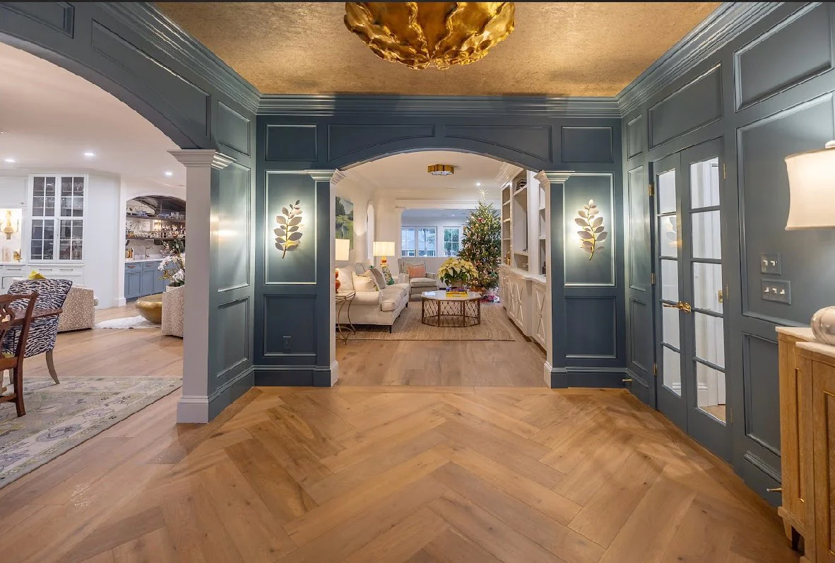 Professional interior painting on a full home renovation — commercial crew, Savannah GA